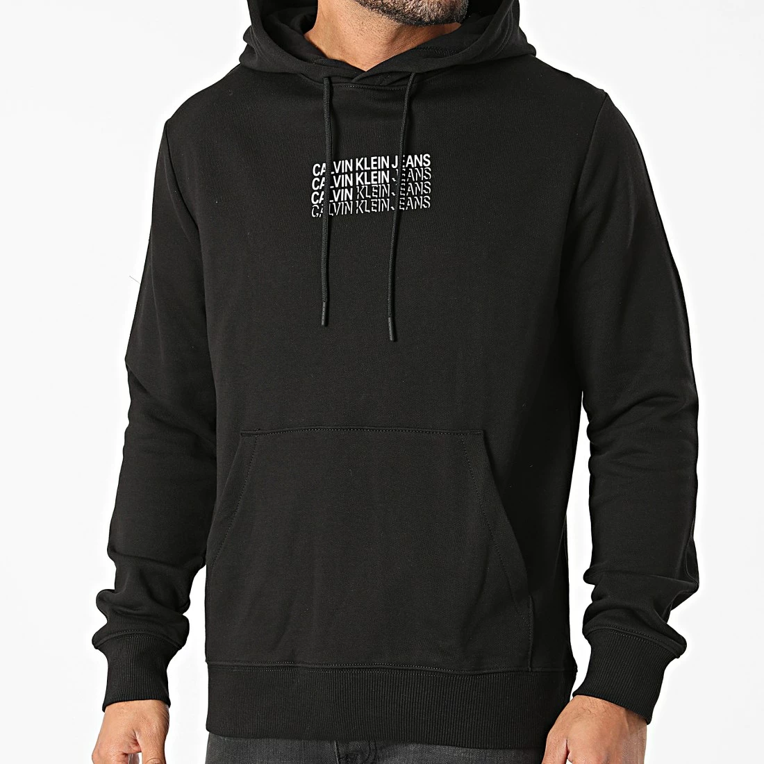 Offres ✔️ Sweat Capuche Repeat Shadow 9367 Noir de Calvin Klein 🧨 2 Offres ✔️ Sweat Capuche Repeat Shadow 9367 Noir de Calvin Klein 🧨 – Image 2