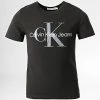 Coupon ❤️ Tee 👕 Shirt Enfant Monogram 0267 Noir de Calvin Klein 👏
