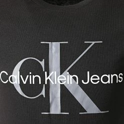 Coupon ❤️ Tee 👕 Shirt Enfant Monogram 0267 Noir de Calvin Klein 👏 -France Calvin Klein Soldes 2024 calvin klein 290886 IU0IU00267 0IO 20211115T153327 02