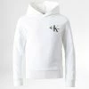 Meilleure vente 🌟 Sweat Capuche Enfant Monogram 0266 Blanc de Calvin Klein 🔥