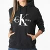 Coupon 😉 Sweat Capuche Femme Core Monogram 9141 Noir de Calvin Klein 💯
