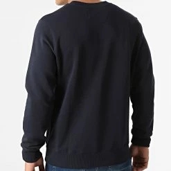 Bon marché ✔️ Sweat Crewneck Core Monogram 0933 Bleu Marine de Calvin Klein 🔥 -France Calvin Klein Soldes 2024 calvin klein 291325 J30J320933 CHW 20211118T153425 04