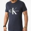 Grosses soldes 😍 Tee 👕 Shirt Core Monogram 0935 Bleu Marine de Calvin Klein 😀