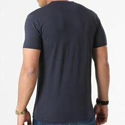 Grosses soldes 😍 Tee 👕 Shirt Core Monogram 0935 Bleu Marine de Calvin Klein 😀 -France Calvin Klein Soldes 2024 calvin klein 291341 J30J320935 CHW 20211118T153315 04