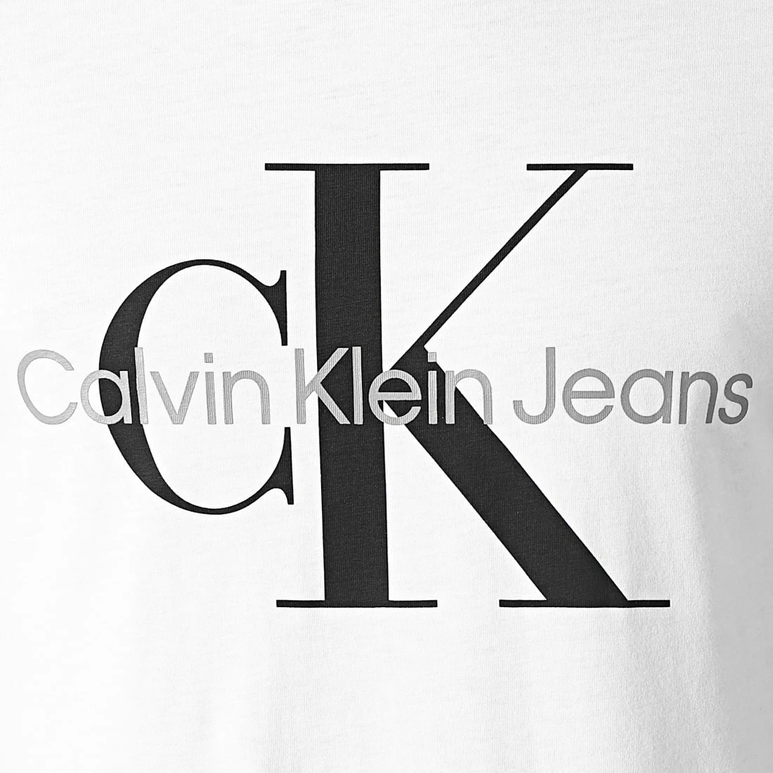 Offres 🤩 Tee 👕 Shirt Core Monogram 0935 Blanc de Calvin Klein ✔️ 2 Offres 🤩 Tee 👕 Shirt Core Monogram 0935 Blanc de Calvin Klein ✔️ – Image 2