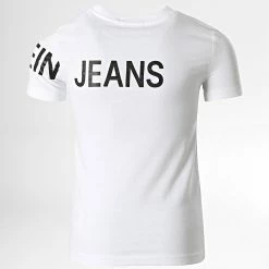 Meilleure vente 🎁 Tee 👚 Shirt Enfant Hero Logo 1107 Blanc de Calvin Klein ⭐ 7 Meilleure vente 🎁 Tee 👚 Shirt Enfant Hero Logo 1107 Blanc de Calvin Klein ⭐ -France Calvin Klein Soldes 2024 calvin klein 291424 IB0IB01107 YAF 20211122T153205 04