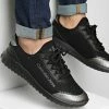 Vente flash ⭐ Baskets Runner Laceup Eva 0369 Black de Calvin Klein 🥰