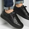 Grosses soldes 🥰 Baskets Cupsole Laceup AOP 0373 Black de Calvin Klein ❤️