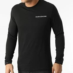 Acheter 🔔 Tee 👕 Shirt A Manches Longues 9956 Noir de Calvin Klein 👏