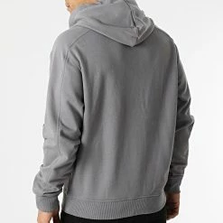 Le moins cher 🎁 Sweat Capuche Micro Branding 7388 Gris de Calvin Klein 🎁 -France Calvin Klein Soldes 2024 calvin klein 293027 J30J317388 PTP 20211129T094646 04