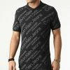 Sortie 😍 Polo Manches Courtes Logo AOP 9673 Noir de Calvin Klein 🧨
