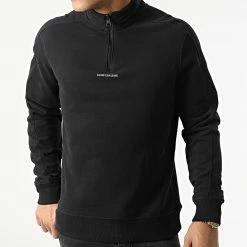 Budget ✨ Sweat A Col Zippé 9695 Noir de Calvin Klein 🎁 -France Calvin Klein Soldes 2024 calvin klein 293050 J30J319695 BEH 20211129T093351 03