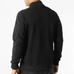 Budget ✨ Sweat A Col Zippé 9695 Noir de Calvin Klein 🎁 -France Calvin Klein Soldes 2024 calvin klein 293050 J30J319695 BEH 20211129T093352 04