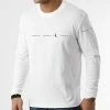 Acheter 😉 Tee 👚 Shirt A Manches Longues 9897 Blanc de Calvin Klein 😉