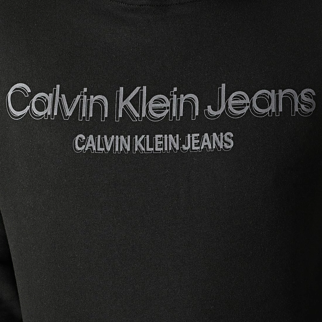 Nouveau ⭐ Sweat Capuche 9930 Noir de Calvin Klein ✔️ 2 Nouveau ⭐ Sweat Capuche 9930 Noir de Calvin Klein ✔️ – Image 2