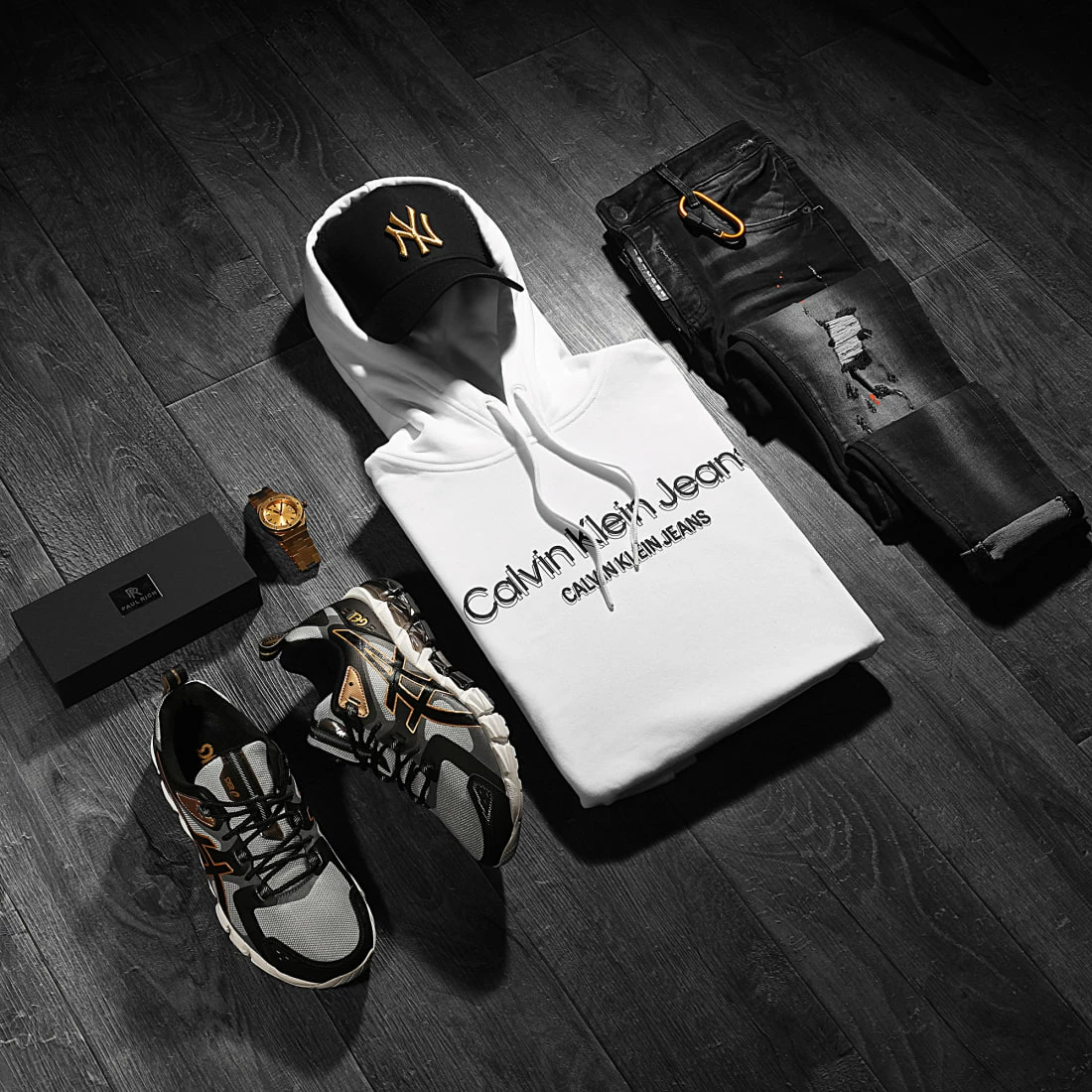 Vente flash 💯 Sweat Capuche 9930 Blanc de Calvin Klein 🔥 3 Vente flash 💯 Sweat Capuche 9930 Blanc de Calvin Klein 🔥 – Image 3