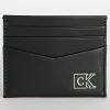 Meilleur prix 🌟 Porte-Cartes Plaque ID 8218 Noir de Calvin Klein ⭐