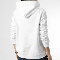 Meilleure vente 🎁 Sweat Capuche Femme Core Monogram 9141 Blanc de Calvin Klein 😉 -France Calvin Klein Soldes 2024 calvin klein 294406 J20J219141 YAF 20211216T145254 04