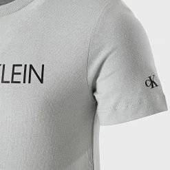 Budget 😍 Tee 👚 Shirt Enfant Institutional 0347 Gris de Calvin Klein ⌛ -France Calvin Klein Soldes 2024 calvin klein 294869 IB0IB00347 PRM 20211214T162943 02