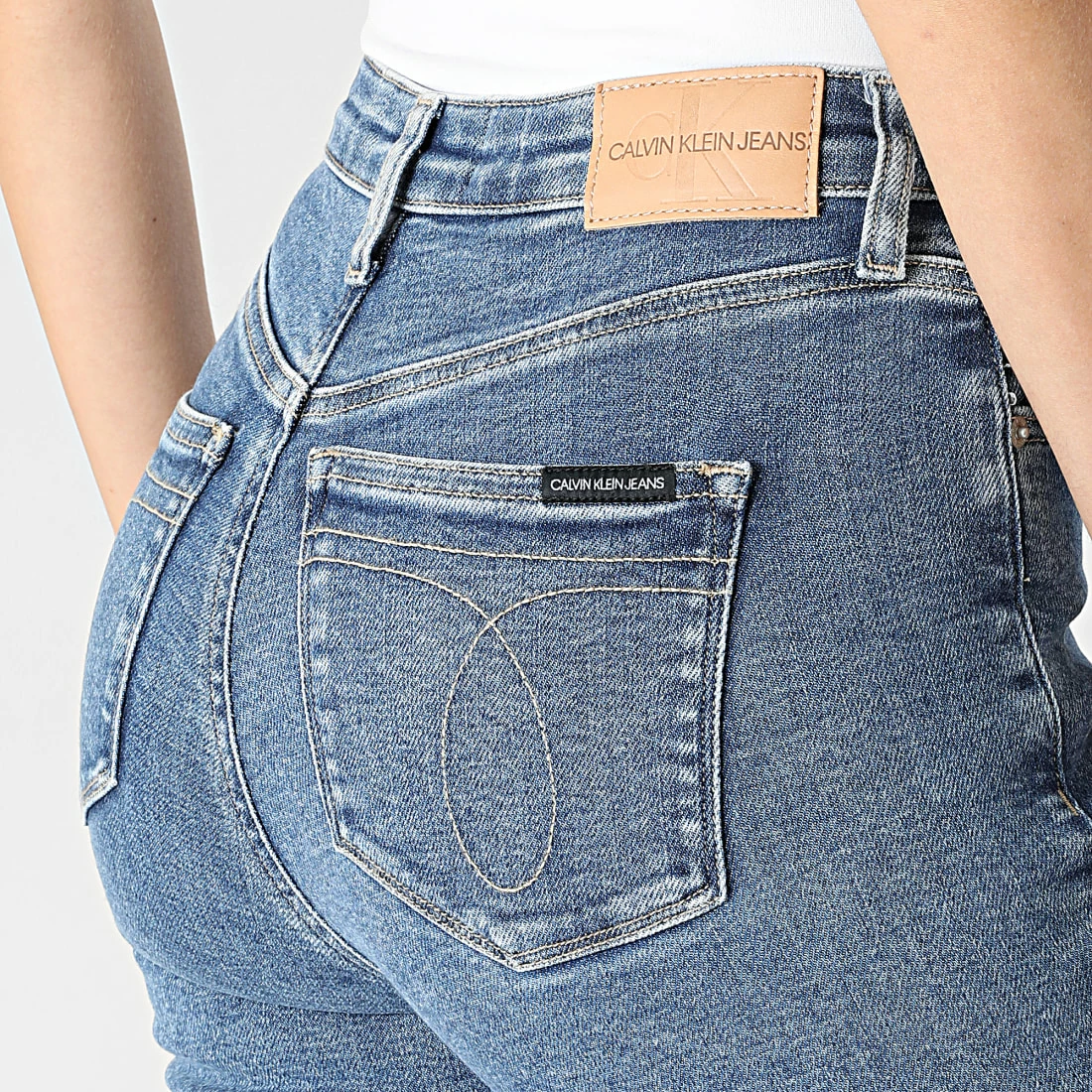 Nouveau 🔔 Jean Skinny Femme 5787 Bleu Denim de Calvin Klein 🧨 2 Nouveau 🔔 Jean Skinny Femme 5787 Bleu Denim de Calvin Klein 🧨 – Image 2