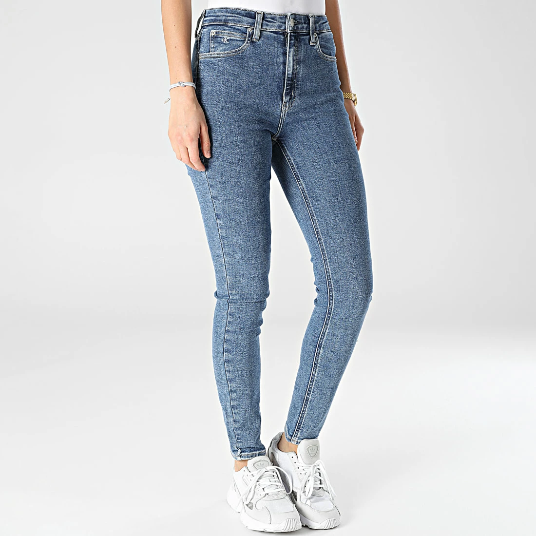 Nouveau 🔔 Jean Skinny Femme 5787 Bleu Denim de Calvin Klein 🧨 3 Nouveau 🔔 Jean Skinny Femme 5787 Bleu Denim de Calvin Klein 🧨 – Image 3