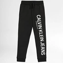 Offres 💯 Pantalon Jogging Enfant Institutional Hero Logo 1150 Noir de Calvin Klein ✔️