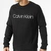 Nouveau ✔️ Sweat Crewneck Cotton Logo 4059 Noir de Calvin Klein 👏
