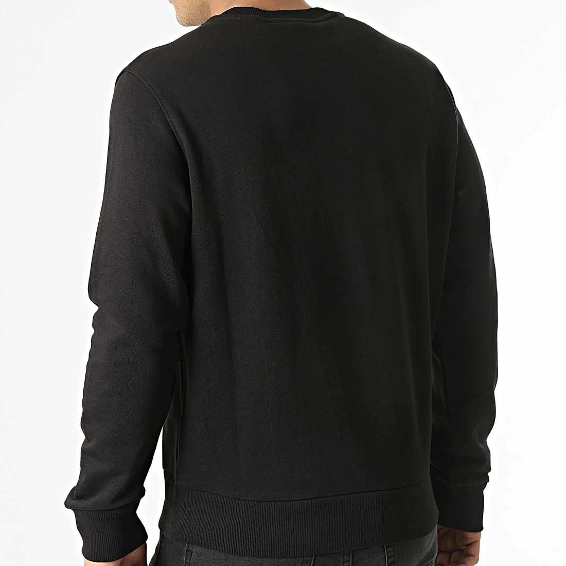 Nouveau ✔️ Sweat Crewneck Cotton Logo 4059 Noir de Calvin Klein 👏 4 Nouveau ✔️ Sweat Crewneck Cotton Logo 4059 Noir de Calvin Klein 👏 – Image 4