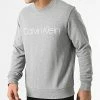 Meilleure vente 🎁 Sweat Crewneck Cotton Logo 4059 Gris Chiné de Calvin Klein 👍
