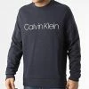 Sortie 🎉 Sweat Crewneck Cotton Logo 4059 Bleu Marine de Calvin Klein 🎉