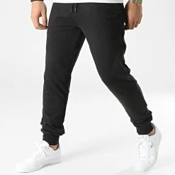Meilleure vente 🧨 Pantalon Jogging A Bandes Tonal Logo Tape 8048 Noir de Calvin Klein 😍