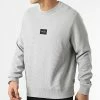 De gros ✔️ Sweat Crewneck Textured Grid 8055 Gris de Calvin Klein 🛒