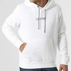 Meilleure affaire 🎉 Sweat Capuche Coordinates Logo 8057 Blanc de Calvin Klein ✔️ -France Calvin Klein Soldes 2024 calvin klein 295802 K10K108057 YAF 20211217T163805 03