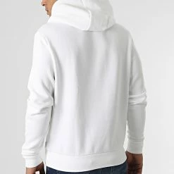 Meilleure affaire 🎉 Sweat Capuche Coordinates Logo 8057 Blanc de Calvin Klein ✔️ -France Calvin Klein Soldes 2024 calvin klein 295802 K10K108057 YAF 20211217T163806 04