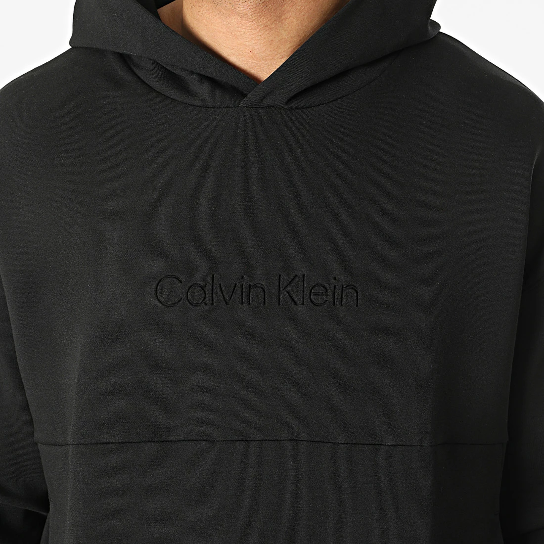 Vente flash 😍 Sweat Capuche Comfort Debossed Logo 8058 Noir de Calvin Klein 👍 2 Vente flash 😍 Sweat Capuche Comfort Debossed Logo 8058 Noir de Calvin Klein 👍 – Image 2