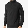 Remise 👏 Sweat Col Zippé Technical 8063 Noir de Calvin Klein ⌛