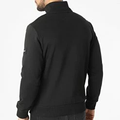 Remise 👏 Sweat Col Zippé Technical 8063 Noir de Calvin Klein ⌛ -France Calvin Klein Soldes 2024 calvin klein 295806 K10K108063 BEH 20211220T161700 04