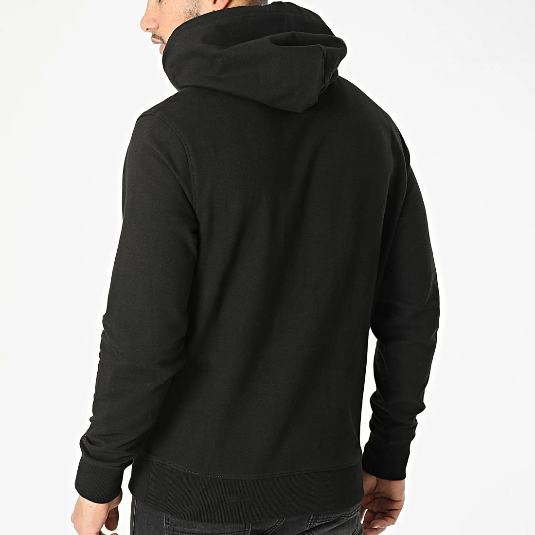 Bon marché 😀 Sweat Capuche Matt Shine Split Logo 8283 Noir de Calvin Klein 🌟 4 Bon marché 😀 Sweat Capuche Matt Shine Split Logo 8283 Noir de Calvin Klein 🌟 – Image 4