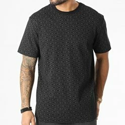 Acheter ⌛ Tee 👚 Shirt Comfort Allover Logo 8447 Noir de Calvin Klein 🔔 -France Calvin Klein Soldes 2024 calvin klein 295825 K10K108447 BEH 20211220T161748 03