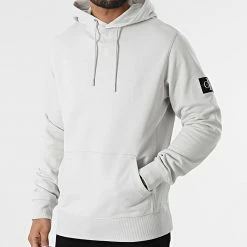 Tout neuf 🔔 Sweat Capuche 4036 Beige de Calvin Klein 😉 -France Calvin Klein Soldes 2024 calvin klein 296654 J30J314036 P06 20220106T155744 03