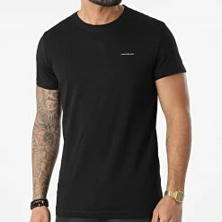 Coupon 🎉 Lot De 2 Tee 👕 Shirt Slim 5194 Noir de Calvin Klein ✔️