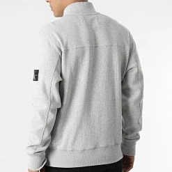 Meilleur prix ❤️ Sweat Col Zippé 9702 Gris Chiné de Calvin Klein ✨ 7 Meilleur prix ❤️ Sweat Col Zippé 9702 Gris Chiné de Calvin Klein ✨ -France Calvin Klein Soldes 2024 calvin klein 296680 J30J319702 P01 20211230T160626 04