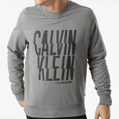 Remise 👍 Sweat Crewneck Thunder Logo 8451 Gris de Calvin Klein 😉 6 Remise 👍 Sweat Crewneck Thunder Logo 8451 Gris de Calvin Klein 😉 -France Calvin Klein Soldes 2024 calvin klein 296934 K10K108451 PD0 20211230T160527 03