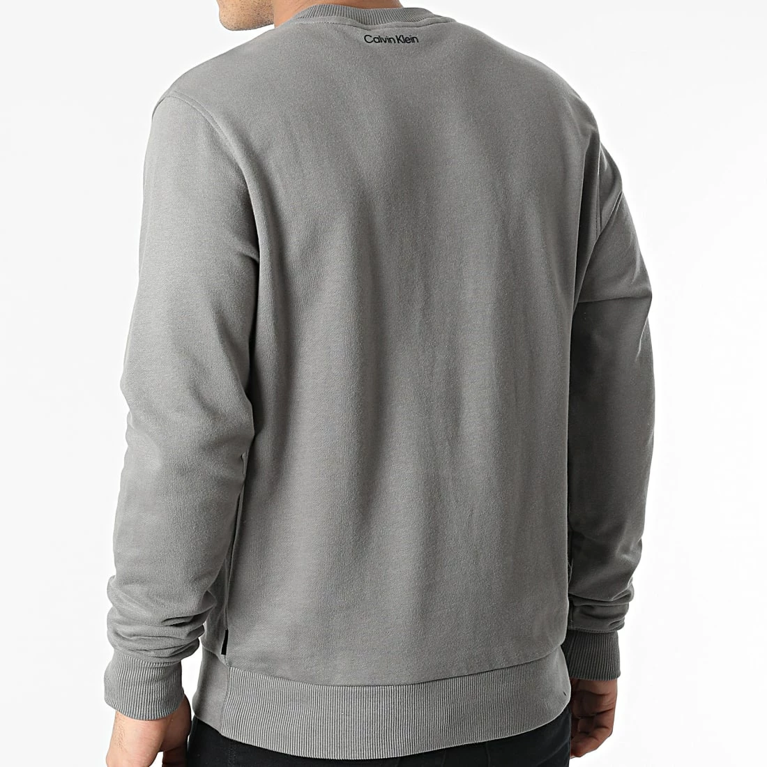 Remise 👍 Sweat Crewneck Thunder Logo 8451 Gris de Calvin Klein 😉 4 Remise 👍 Sweat Crewneck Thunder Logo 8451 Gris de Calvin Klein 😉 – Image 4