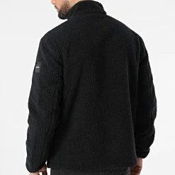 Meilleure affaire 🛒 Veste Polaire Mix Media 8519 Noir de Calvin Klein 🔔 -France Calvin Klein Soldes 2024 calvin klein 297037 K10K108519 BEH 20220105T160616 04