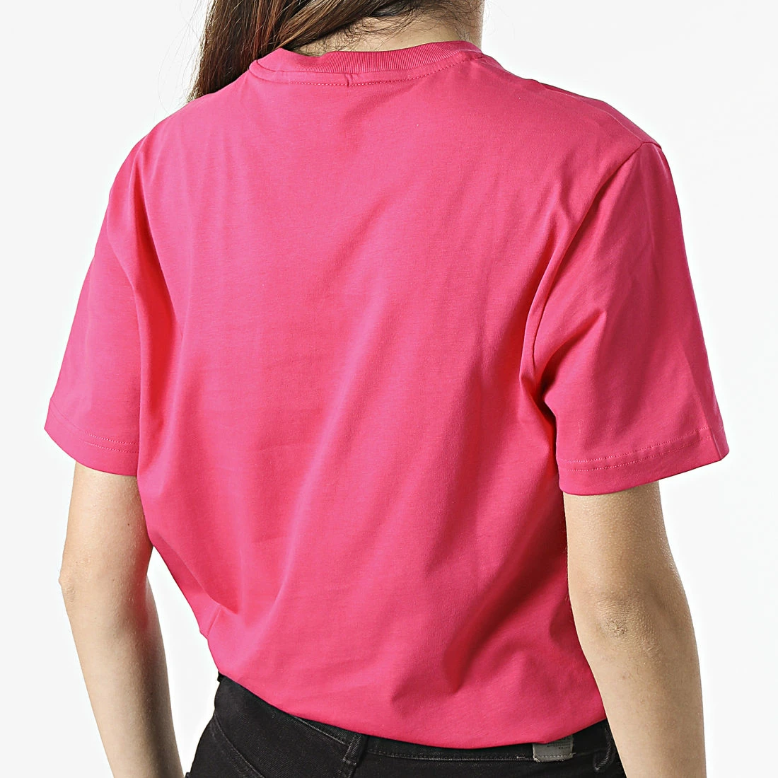 Le moins cher 😉 Tee 👚 Shirt Femme Front Logo 3078 Rose de Calvin Klein 🧨 4 Le moins cher 😉 Tee 👚 Shirt Femme Front Logo 3078 Rose de Calvin Klein 🧨 – Image 4