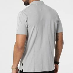 Coupon 😍 Polo Manches Courtes Tonal Logo Tape 8071 Gris de Calvin Klein ⌛ -France Calvin Klein Soldes 2024 calvin klein 297166 K10K108071 PTA 20220105T162500 04