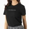 Meilleure vente 🛒 Tee 👚 Shirt Femme 7713 Noir de Calvin Klein ⭐