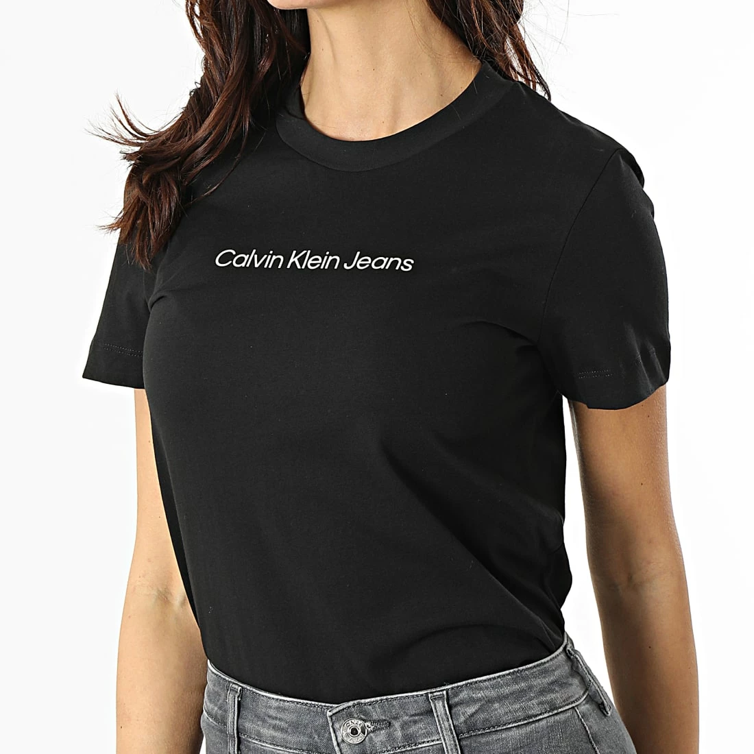 Meilleure vente 🛒 Tee 👚 Shirt Femme 7713 Noir de Calvin Klein ⭐ 1 Meilleure vente 🛒 Tee 👚 Shirt Femme 7713 Noir de Calvin Klein ⭐