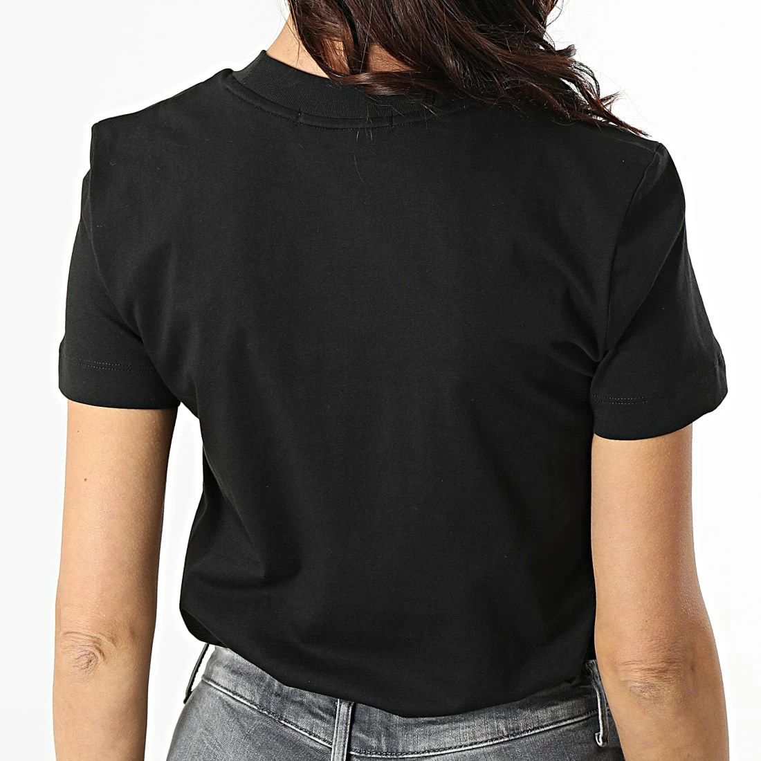 Meilleure vente 🛒 Tee 👚 Shirt Femme 7713 Noir de Calvin Klein ⭐ 4 Meilleure vente 🛒 Tee 👚 Shirt Femme 7713 Noir de Calvin Klein ⭐ – Image 4